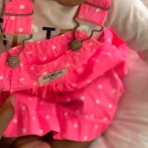 ⭐️OshKosh 💕OVERALLS DRESS PINK